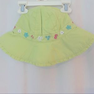 Janie and Jack light lime green bucket hat. Size 4/5T.